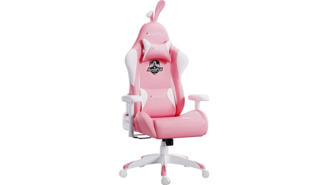 10. Autofull Pink Gaming Chairs